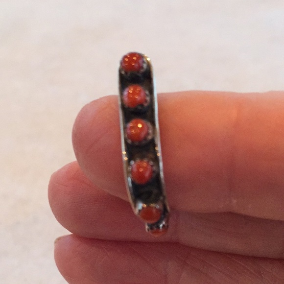 Coral & Sterling Earrings - Picture 4 of 4